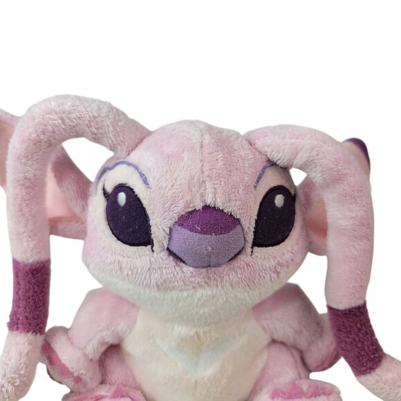Disney Parks Angel Plush Pink Purple 7" Lilo & Stitch Character Tag Removed - Picture 2 of 8